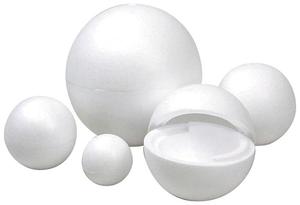 Guľa polystyrén dutá Guľa polystyrén dutá