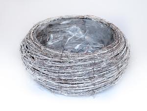 Hízdo - bielený košík Hízdo - bielený košík