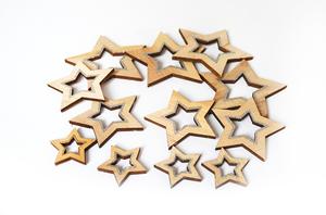 Hviezdičky drevené