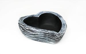 Miska srdca polyresín Miska srdca polyresín
