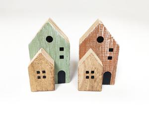 Drevené dekoračné domčeky Drevené dekoračné domčeky