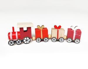 Drevený vláčik s darčekmi Drevený vláčik s darčekmi