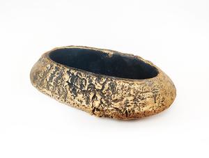 Obal ovál zlatý 6 x 13 x 20 cm Obal ovál zlatý 6 x 13 x 20 cm